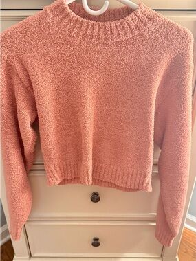 UGG Dusty Pink Bouclé Crewneck Sweater